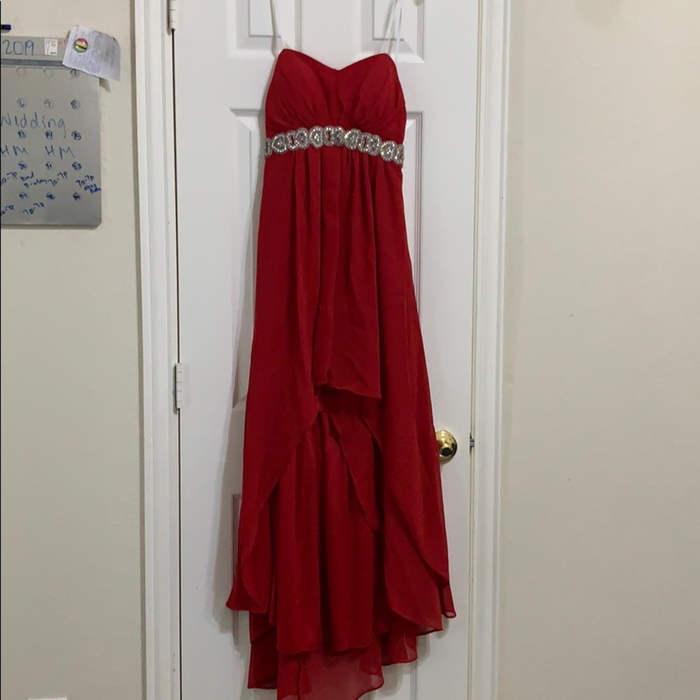 Sexy red dress